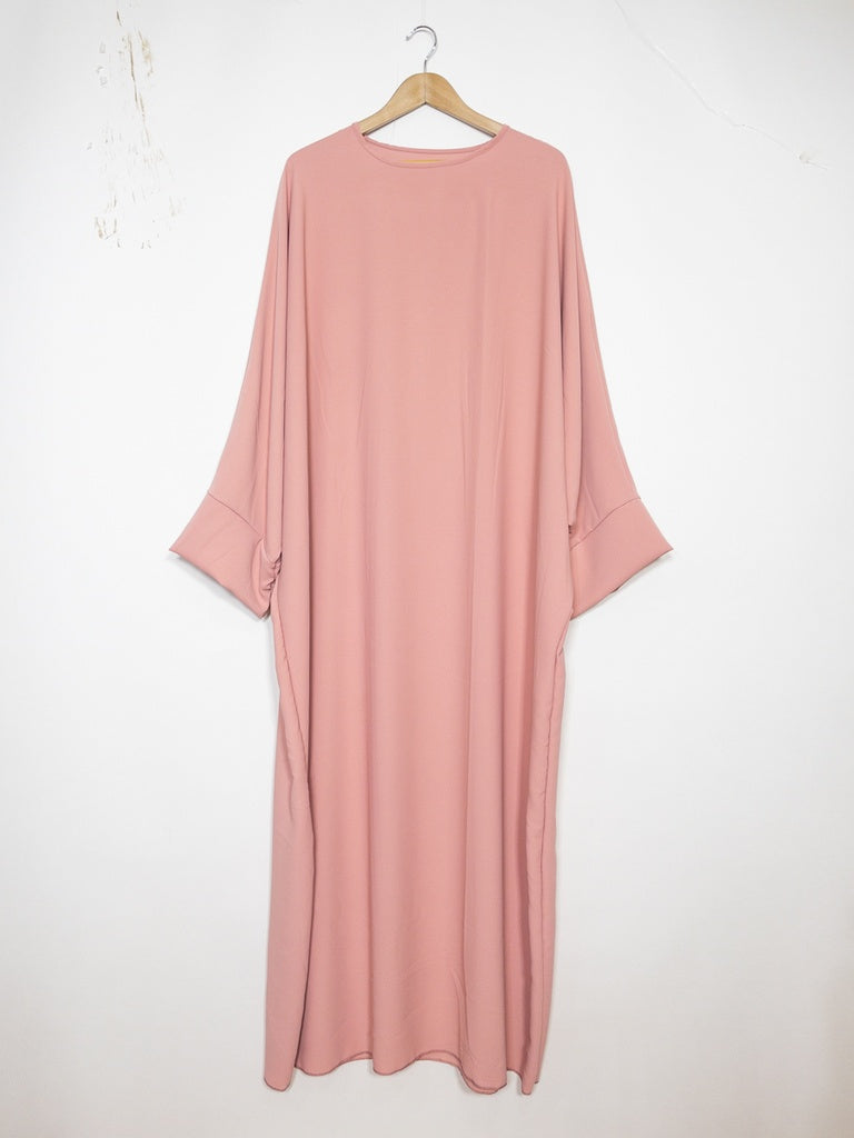 Abaya ref: 2331jazz en tissus jazz (Stock limité) no restock - Abaya longue en jazz ample élégante et confortable