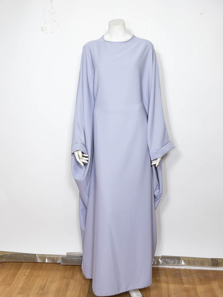 Abaya longue femme REF: Ro2389pk - taille ajustable selon la silhouette - élégante et classe pour vos occasions