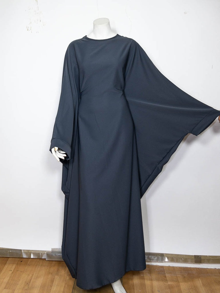 Abaya longue femme REF: Ro2389pk - taille ajustable selon la silhouette - élégante et classe pour vos occasions
