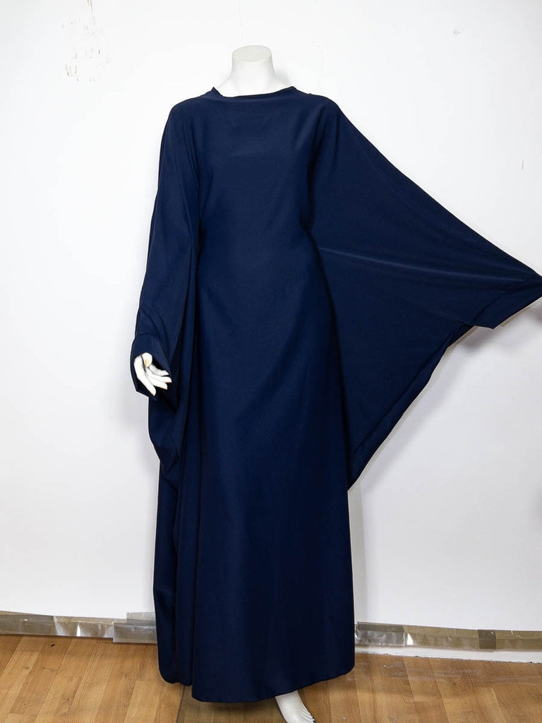 Abaya longue femme REF: Ro2389pk - taille ajustable selon la silhouette - élégante et classe pour vos occasions