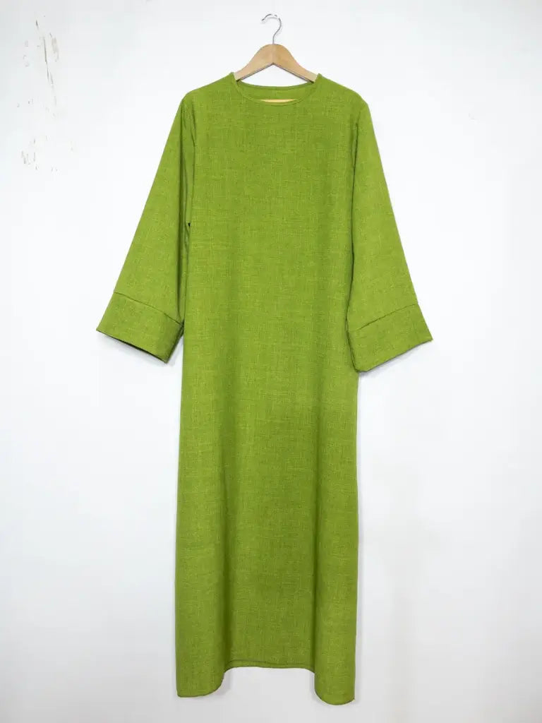 Abaya Longue Large Feminine Ref Ro2352lin en Tissu Légère