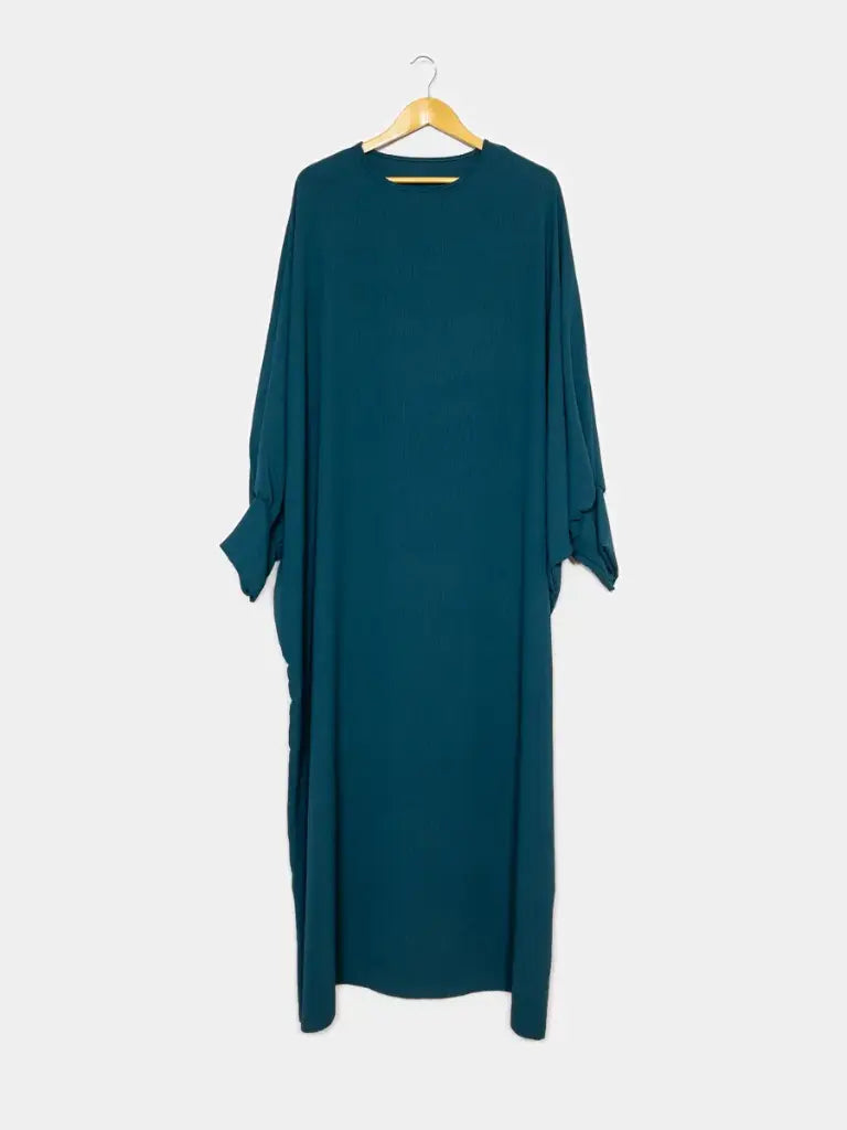 Abaya longue pour femme REF: RO2315JAZZ Abaya longue en jazz avec manches papillon pour femme