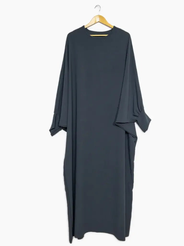 Abaya longue pour femme REF: RO2315JAZZ Abaya longue en jazz avec manches papillon pour femme