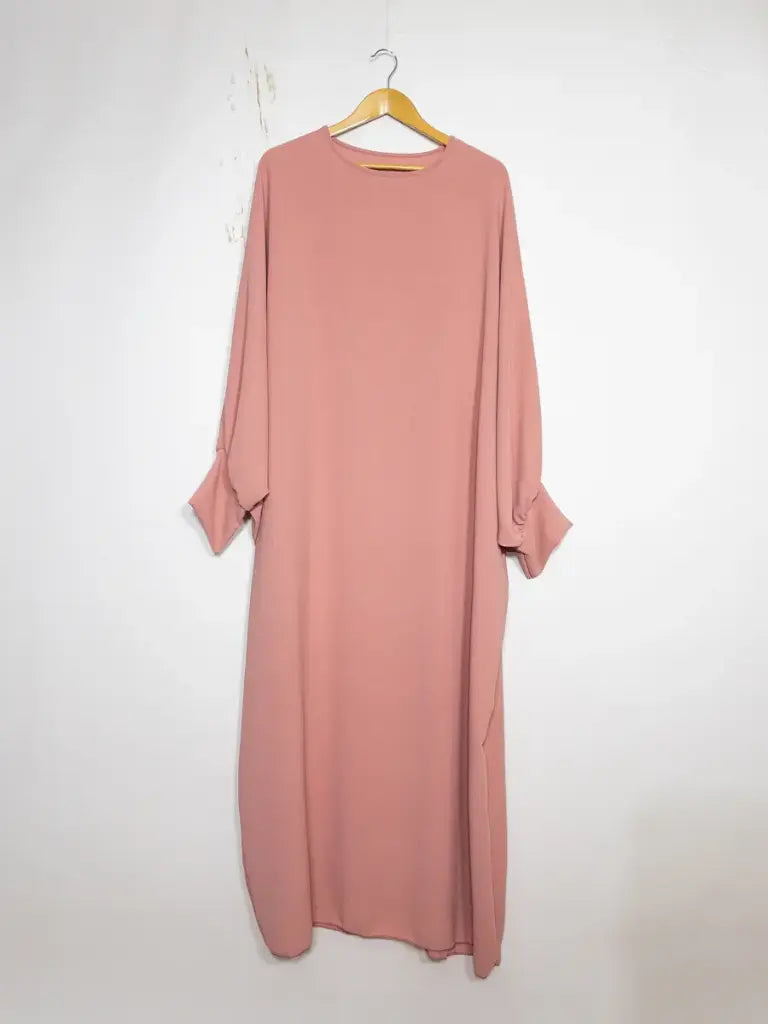 Abaya longue pour femme REF: RO2315JAZZ Abaya longue en jazz avec manches papillon pour femme