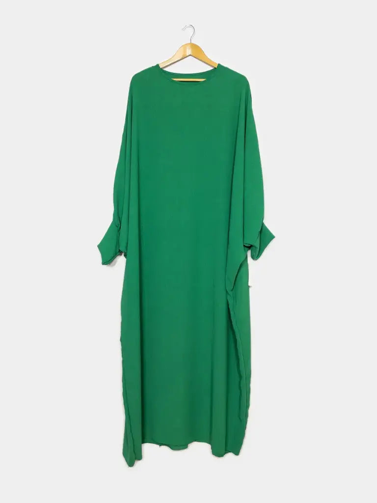 Abaya longue pour femme REF: RO2315JAZZ Abaya longue en jazz avec manches papillon pour femme
