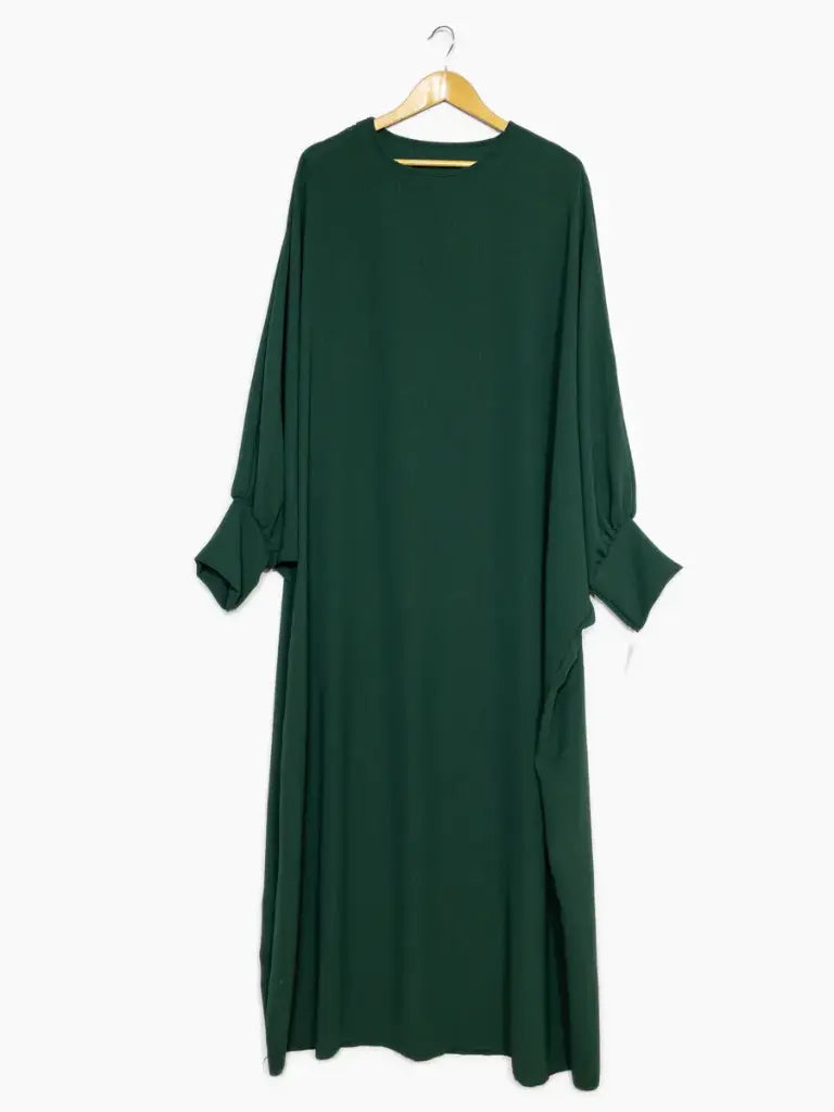 Abaya longue pour femme REF: RO2315JAZZ Abaya longue en jazz avec manches papillon pour femme