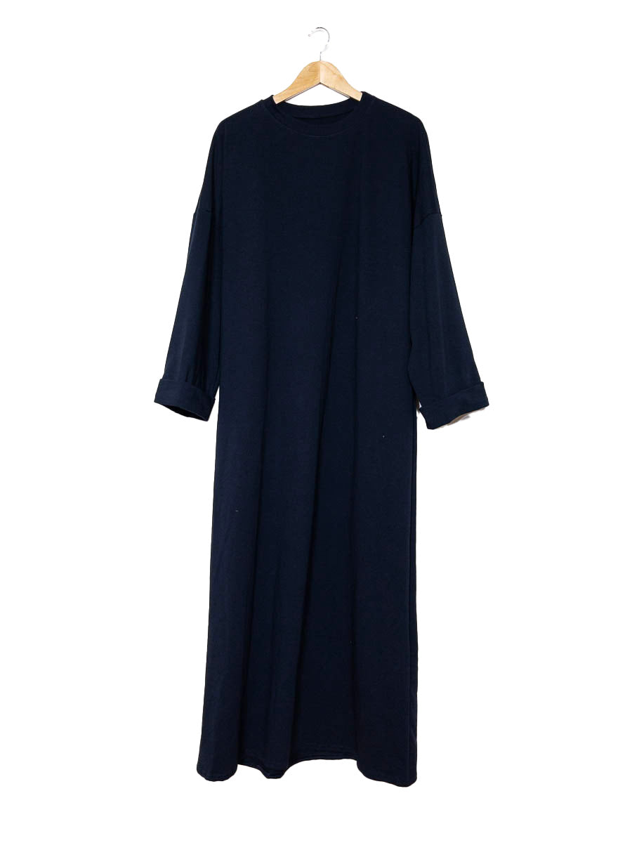 Robe coton ref:2502coton - Robe Longue en Coton épais confortable et décontracté