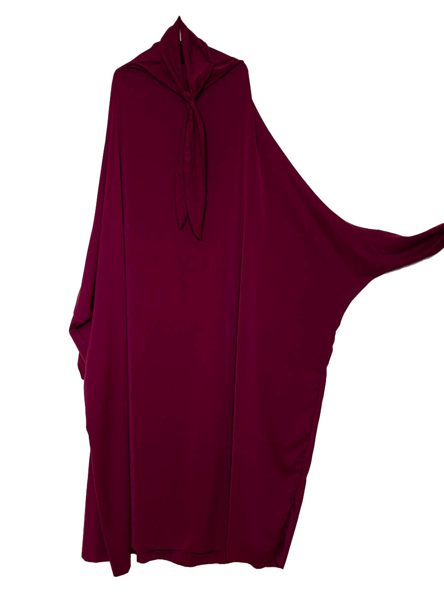 Jilbeb longue femme ref:2350-3 pk en soie de medine tissu fluide et opaque port confortable tout au long de la journée