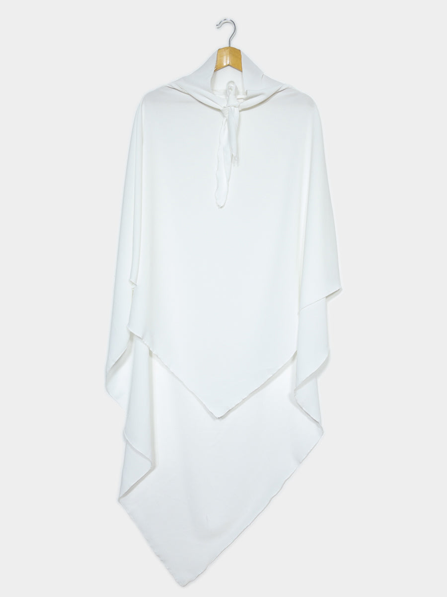 Khimar long ref: Ca2307pk - Khimar Long en Soie de Médine fluide et doux