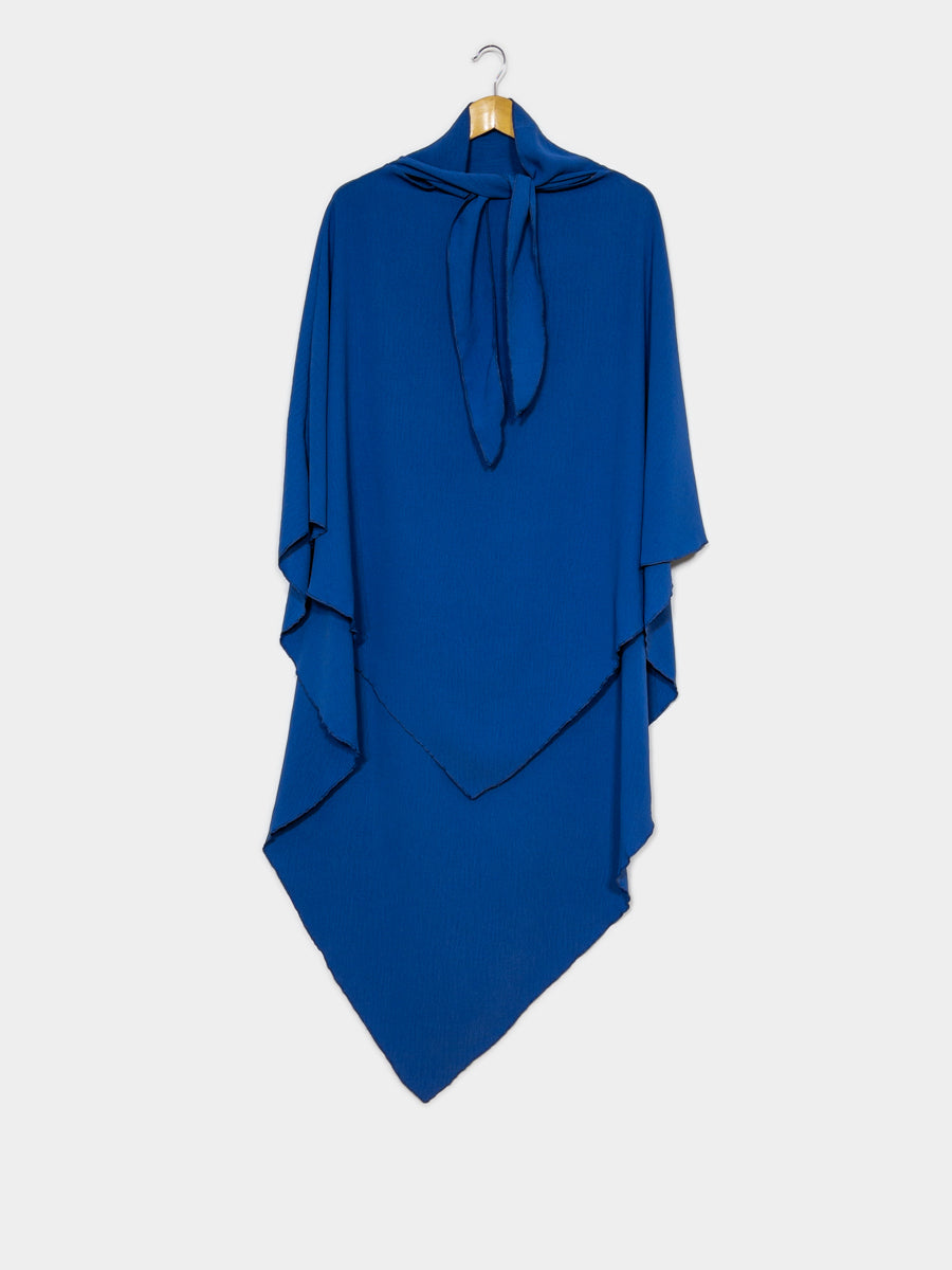 Khimar long en jazz ref: Ca2301jazz - Khimar long et ample en tissu jazz léger et fluide