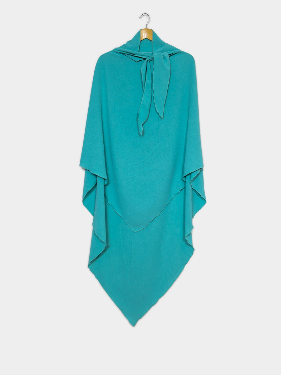 Khimar long en jazz ref: Ca2301jazz - Khimar long et ample en tissu jazz léger et fluide