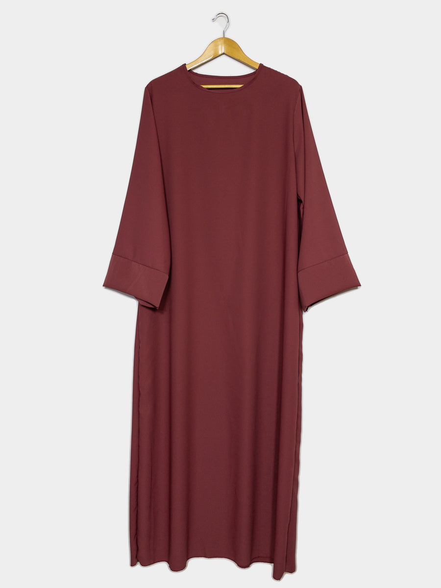 Abaya longue en jazz REF: 2333jazz - Abaya Longue et ample en jazz élégante et confortable