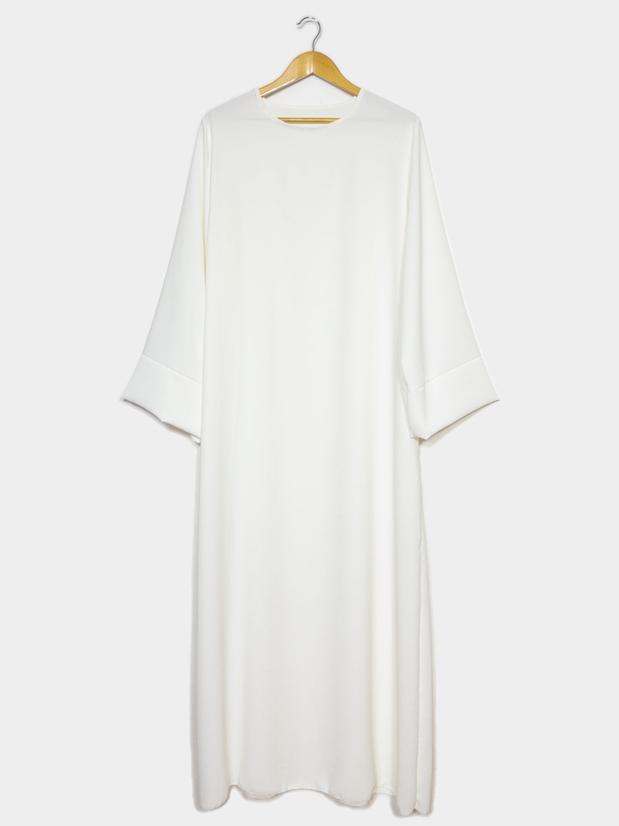 Robe abaya réf RoL2333pk longue pour femme 185cm - coupe ample, manches papillon et élégante