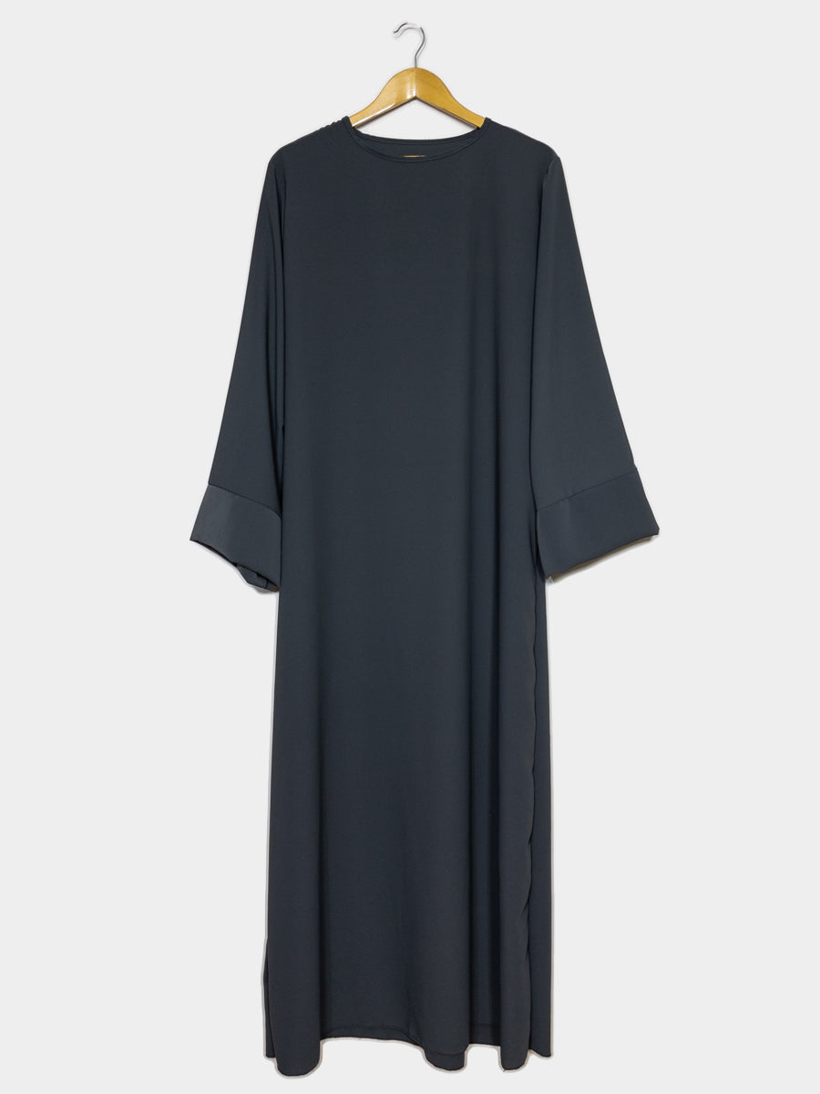 Robe abaya réf RoL2333pk longue pour femme 185cm - coupe ample, manches papillon et élégante