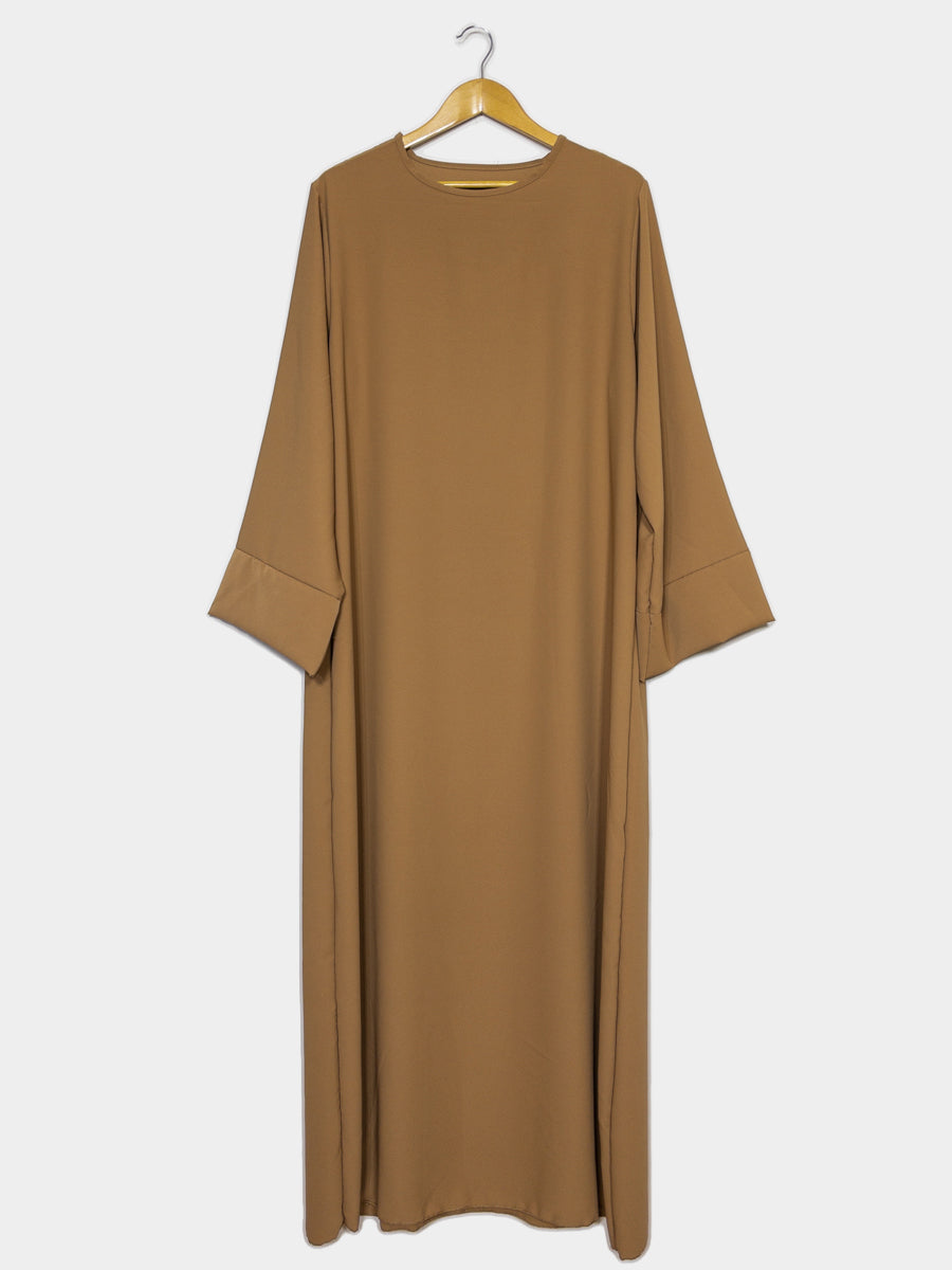 Abaya longue en jazz REF: 2333jazz - Abaya Longue et ample en jazz élégante et confortable