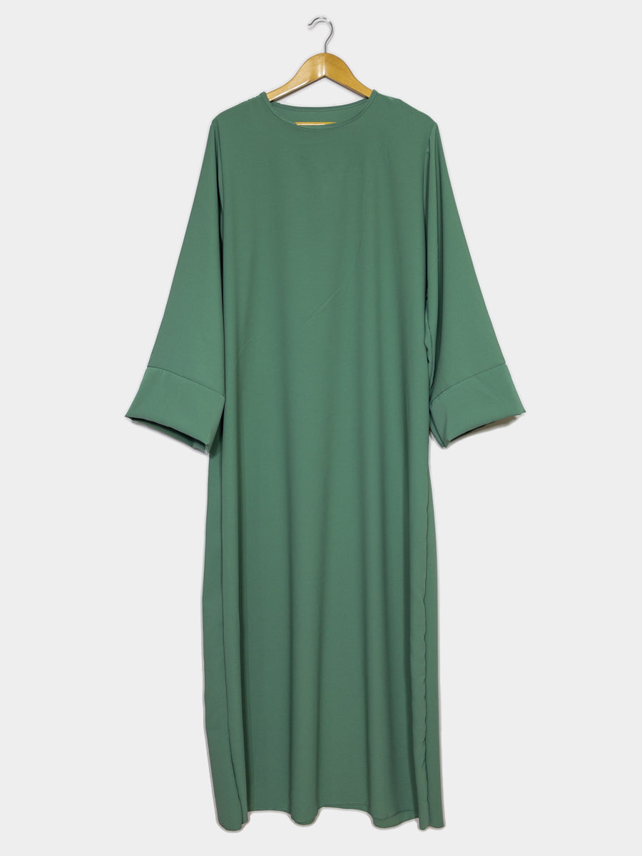 Robe abaya réf RoL2333pk longue pour femme 185cm - coupe ample, manches papillon et élégante