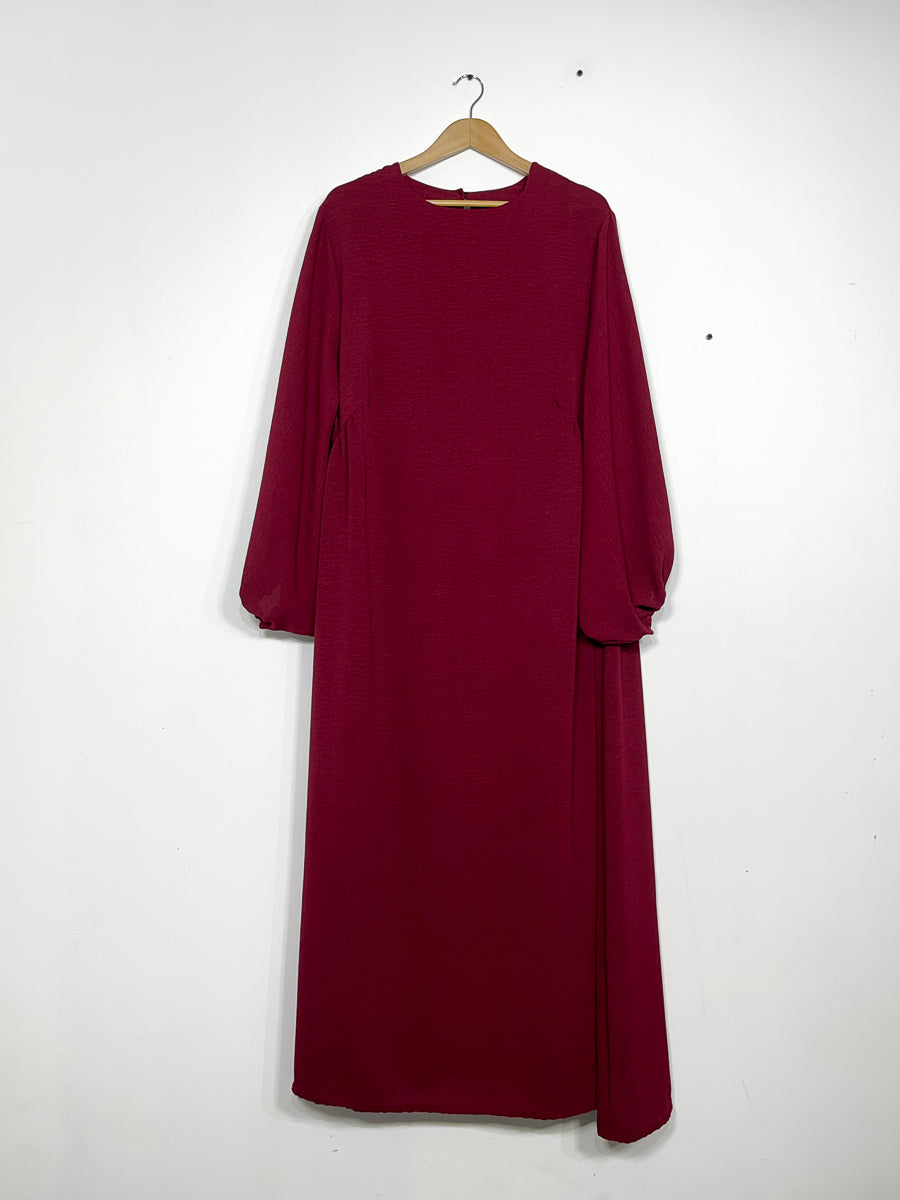 Robe en Jazz Ref: Ro2509jazz coupe fluide et manches bouffantes