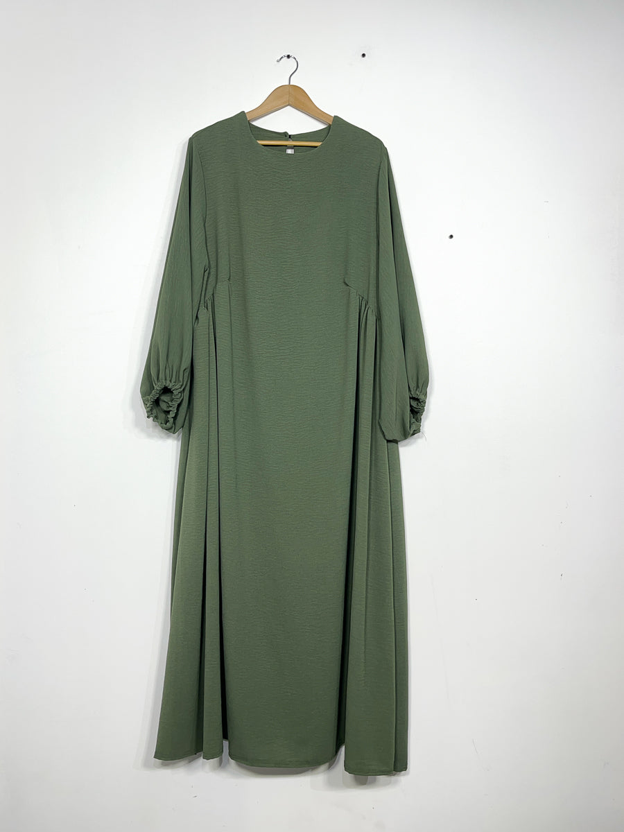 Robe en Jazz Ref: Ro2509jazz coupe fluide et manches bouffantes
