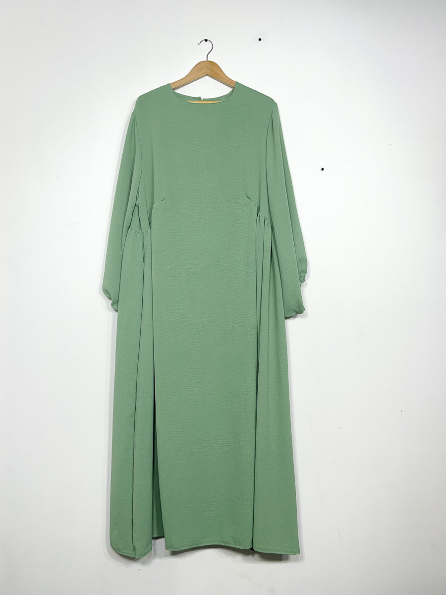 Robe en Jazz Ref: Ro2509jazz coupe fluide et manches bouffantes