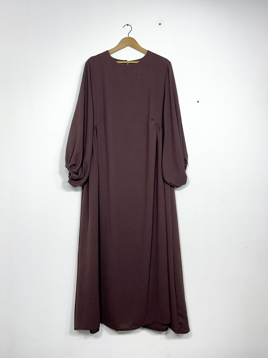 Robe en Jazz Ref: Ro2509jazz coupe fluide et manches bouffantes