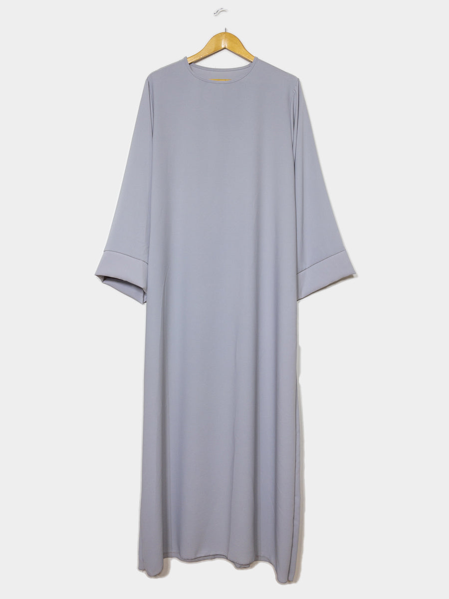 Robe abaya réf RoL2333pk longue pour femme 185cm - coupe ample, manches papillon et élégante