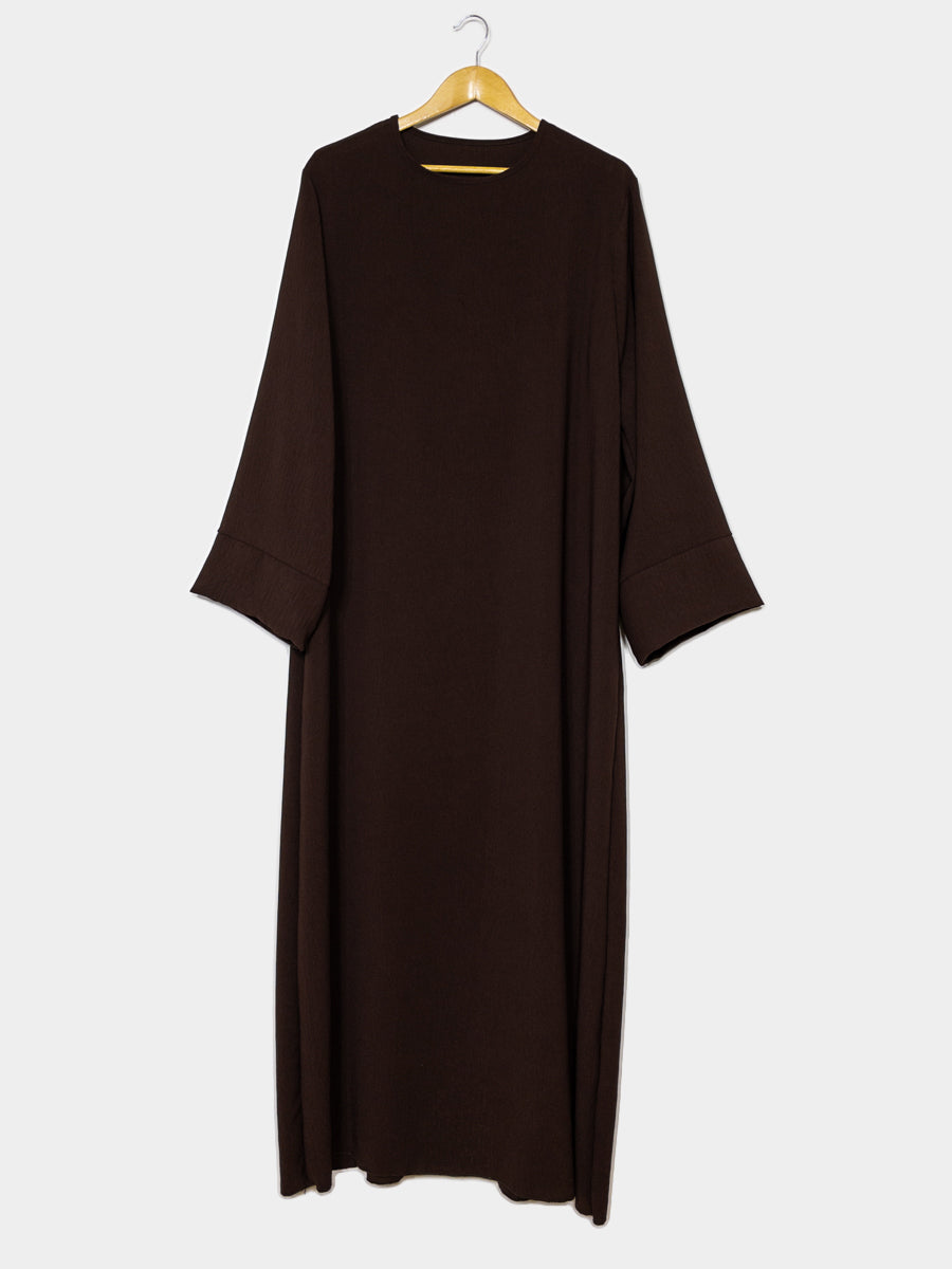 Abaya longue en jazz REF: 2333jazz - Abaya Longue et ample en jazz élégante et confortable