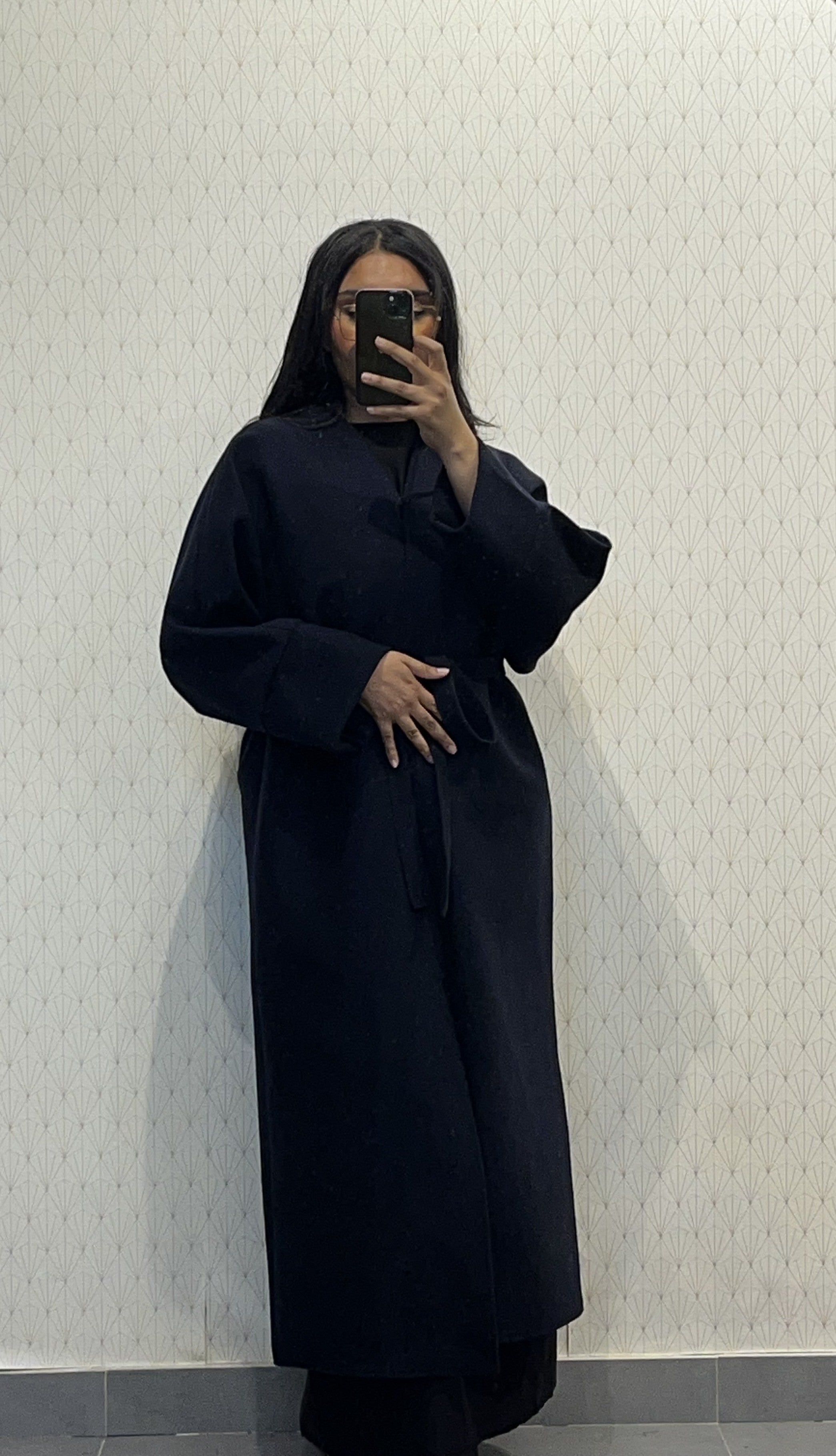 Manteau long Réf : 2515CB, évasé style caban coupe ample et élégante