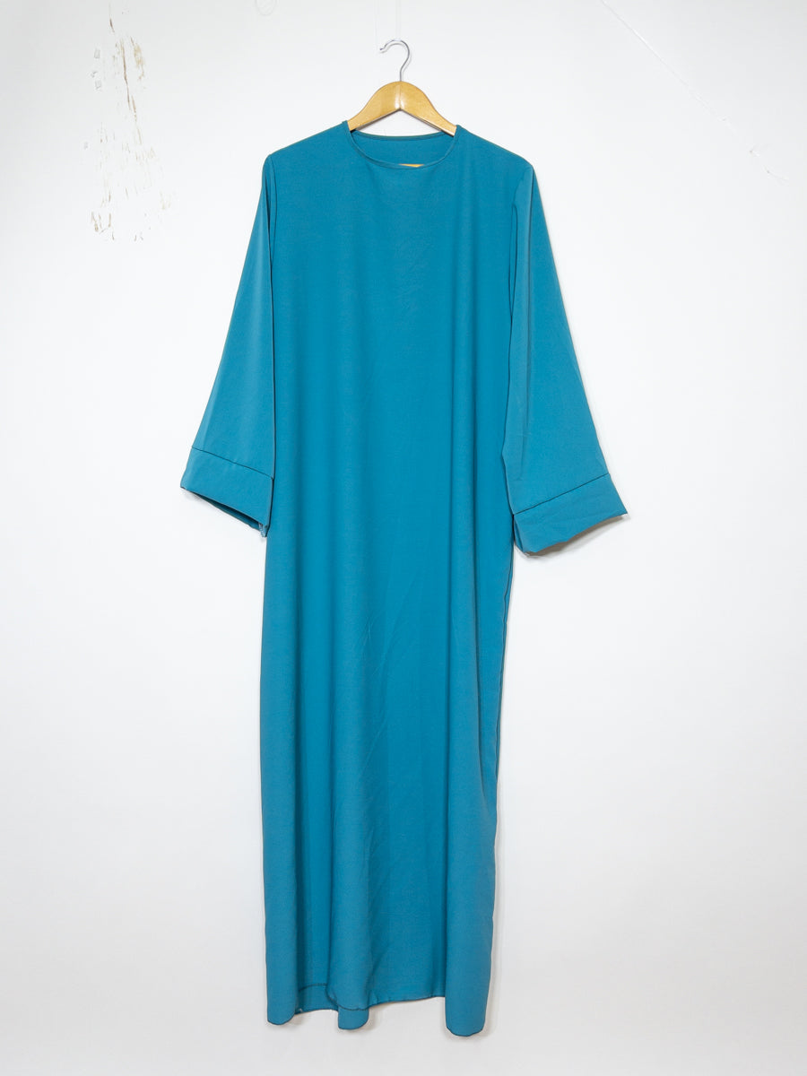 Abaya longue en jazz REF: 2333jazz - Abaya Longue et ample en jazz élégante et confortable