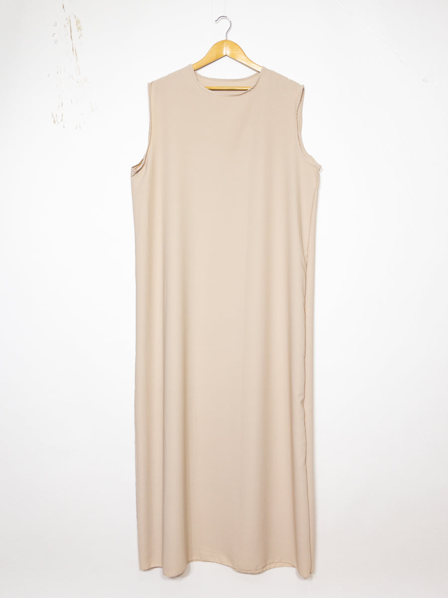 Sous Abaya  Modèle Ro2353pk en Polyester - Fluide et légère en soie de Medine sans maches