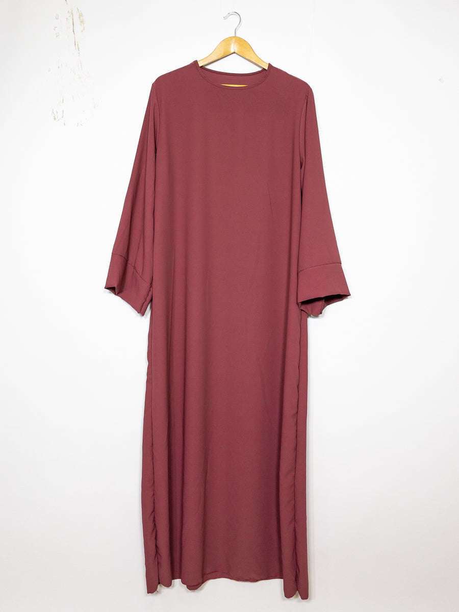 Abaya longue en jazz REF: 2333jazz - Abaya Longue et ample en jazz élégante et confortable