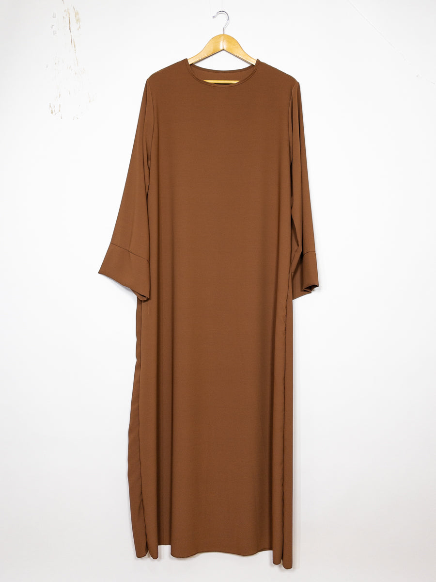 Abaya longue en jazz REF: 2333jazz - Abaya Longue et ample en jazz élégante et confortable