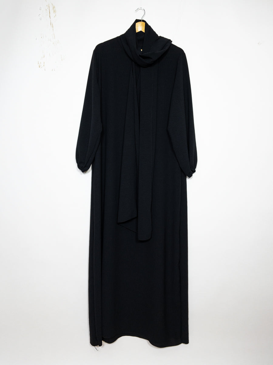 Abaya en jazz pour femme ref:ro2338 jazz pratique, confortable fluide et facile d’entretien