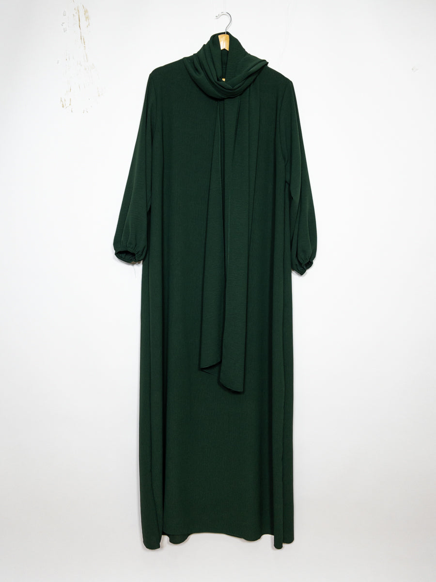 Abaya en jazz pour femme ref:ro2338 jazz pratique, confortable fluide et facile d’entretien