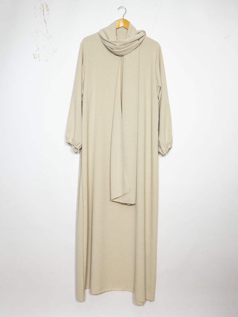 Abaya en jazz pour femme ref:ro2338 jazz pratique, confortable fluide et facile d’entretien