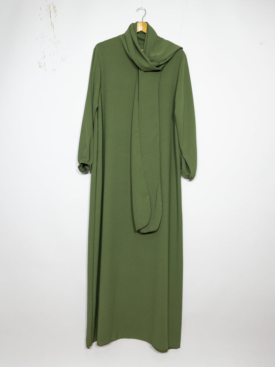 Abaya en jazz pour femme ref:ro2338 jazz pratique, confortable fluide et facile d’entretien