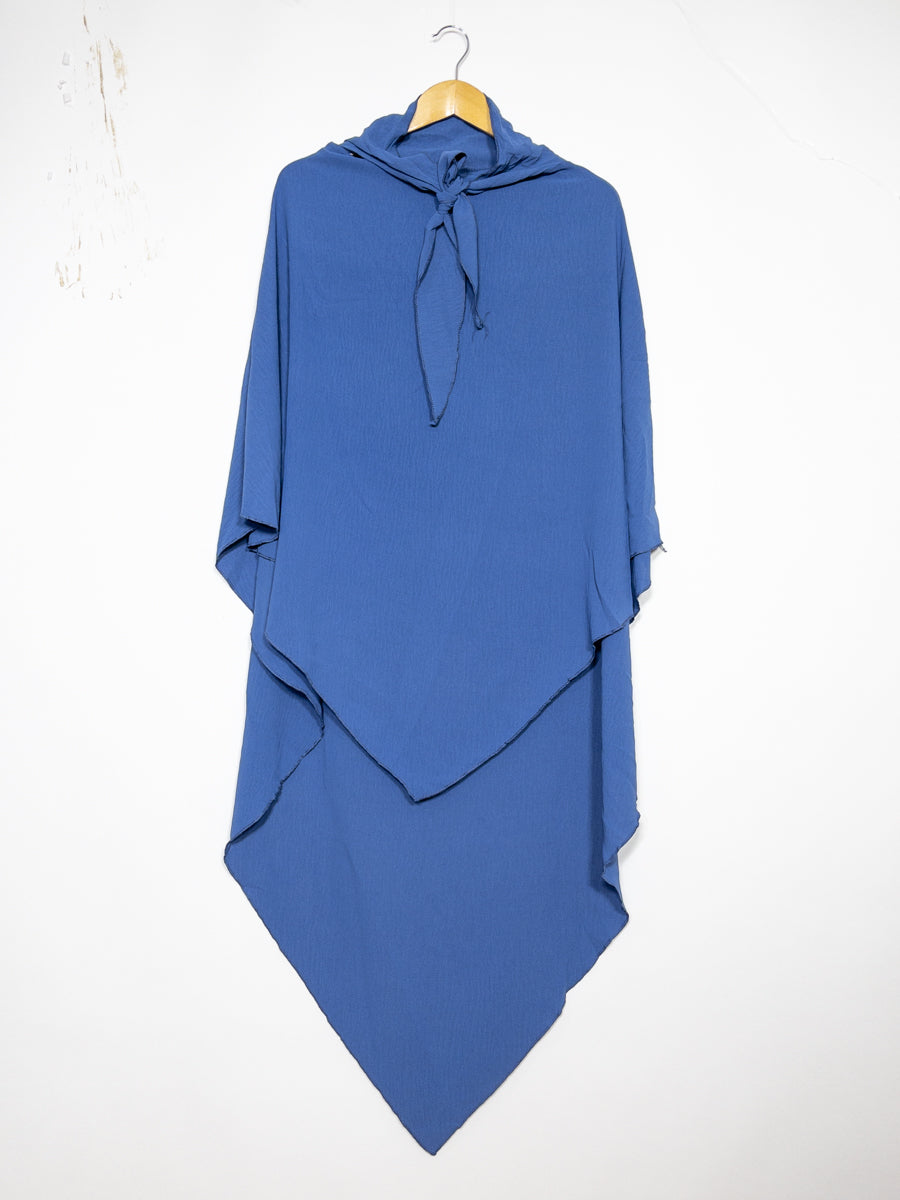 Khimar long en jazz ref: Ca2301jazz - Khimar long et ample en tissu jazz léger et fluide