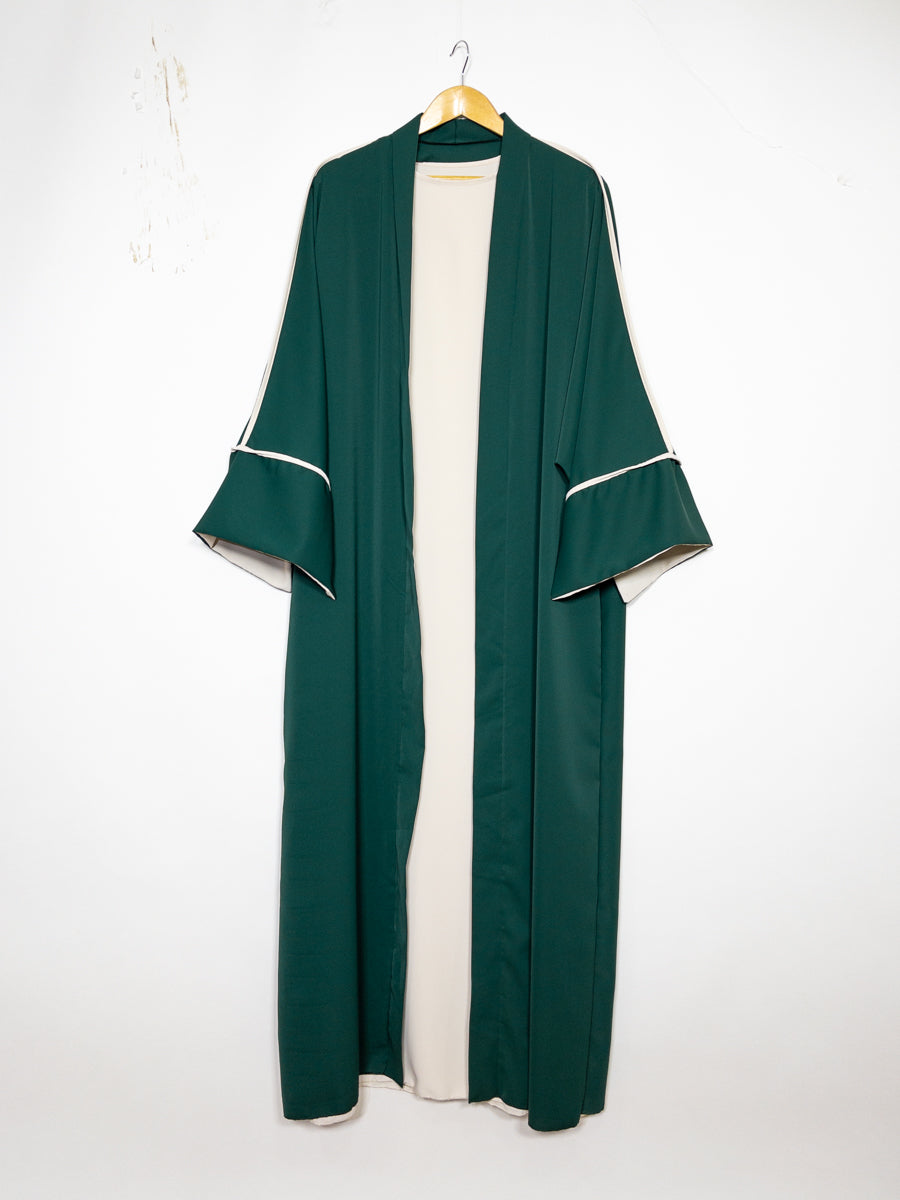 kimono avec débardeur deux pièces en soie de Médine En2373pk