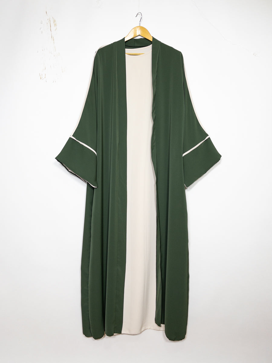 kimono avec débardeur deux pièces en soie de Médine En2373pk