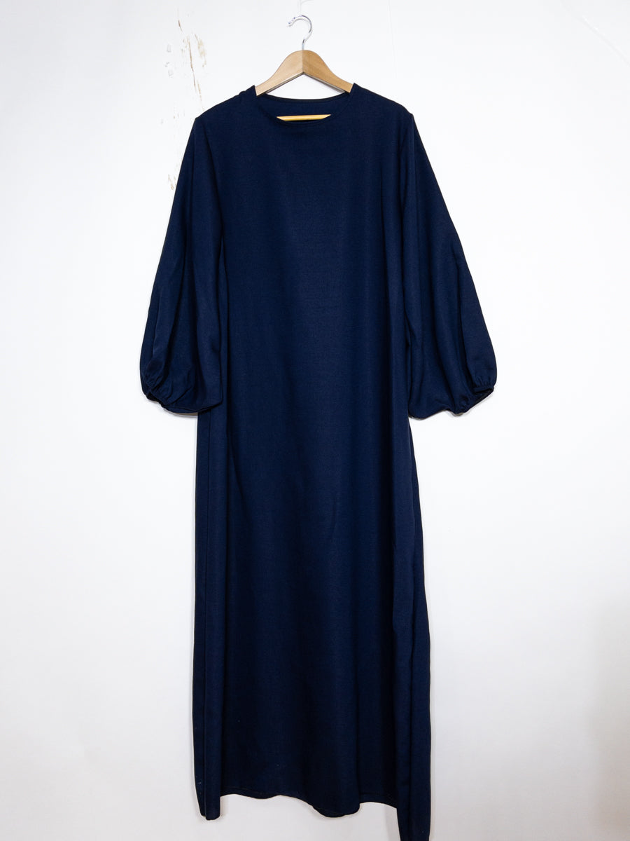 Robe Abaya en viscose - Modèle Ro2370vs - Manches ballon, fluide et confortable