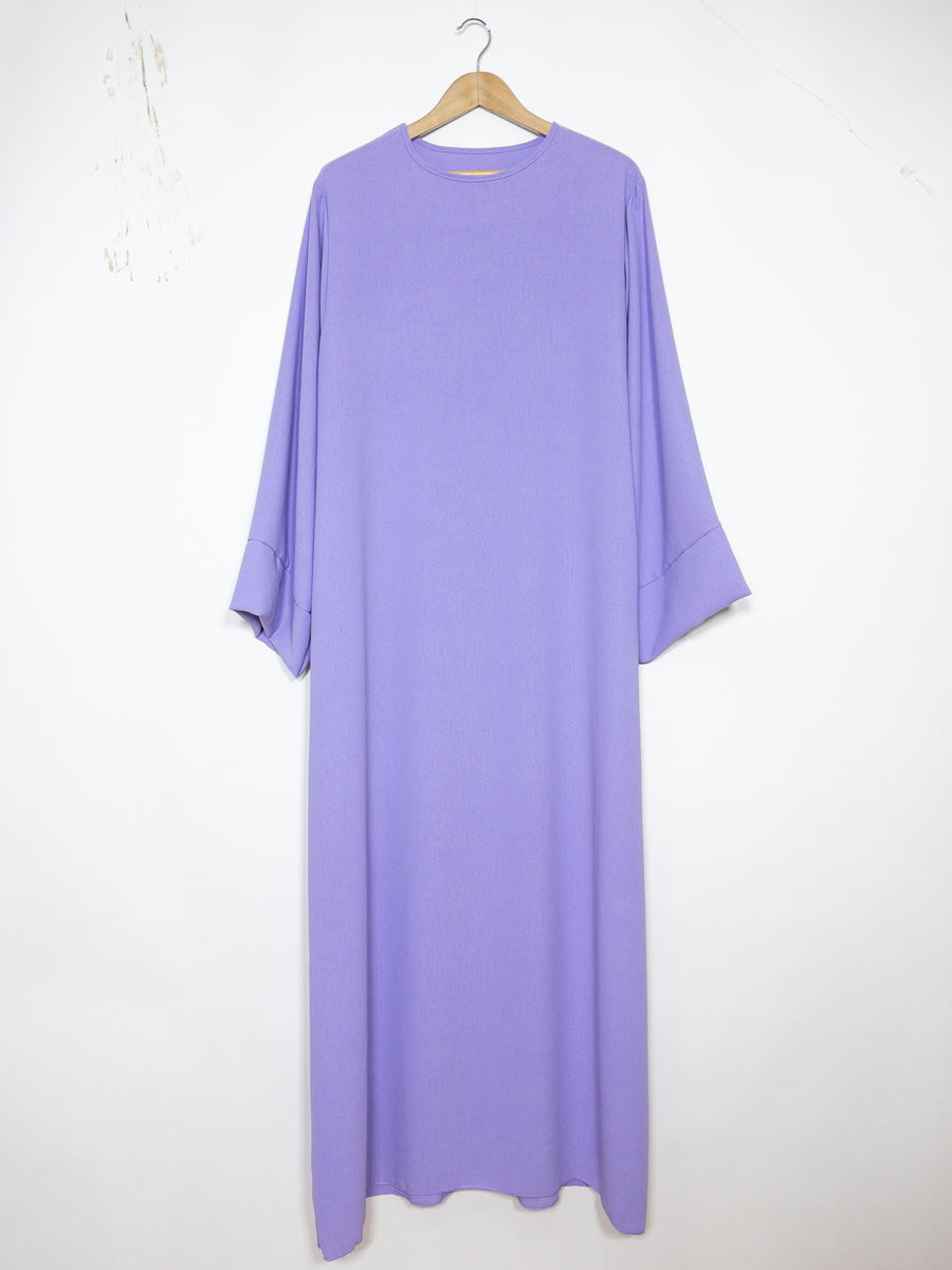 Abaya longue en jazz REF: 2333jazz - Abaya Longue et ample en jazz élégante et confortable