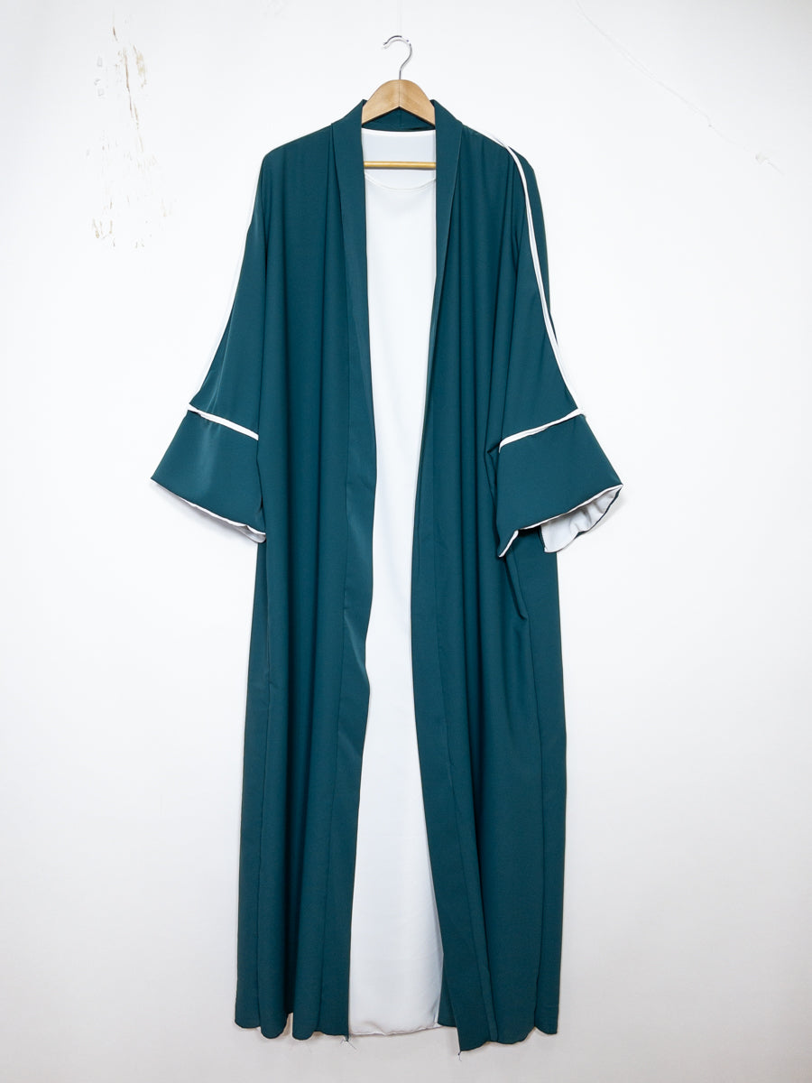 kimono avec débardeur deux pièces en soie de Médine En2373pk