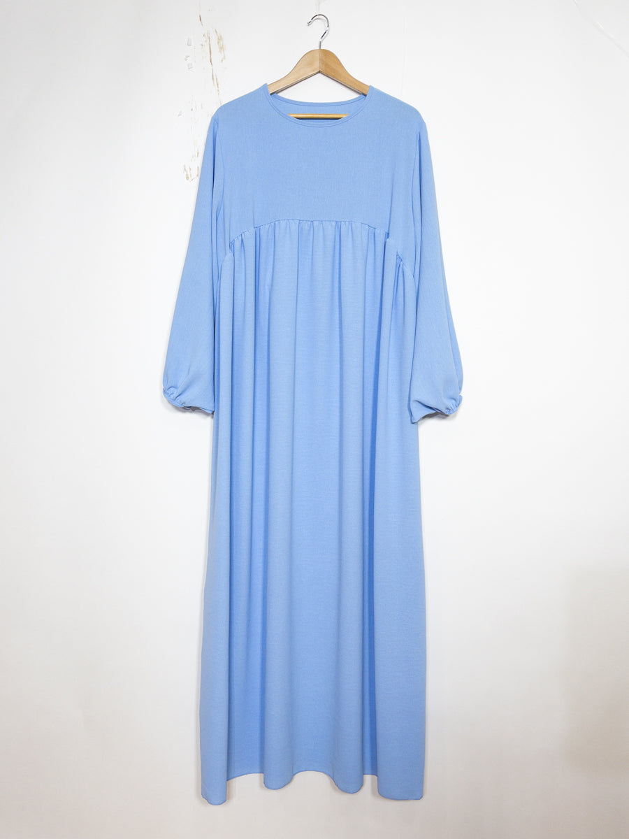 Abaya à manches ballon modèle Ro2379jazz -   Elégante, fluide et confortable