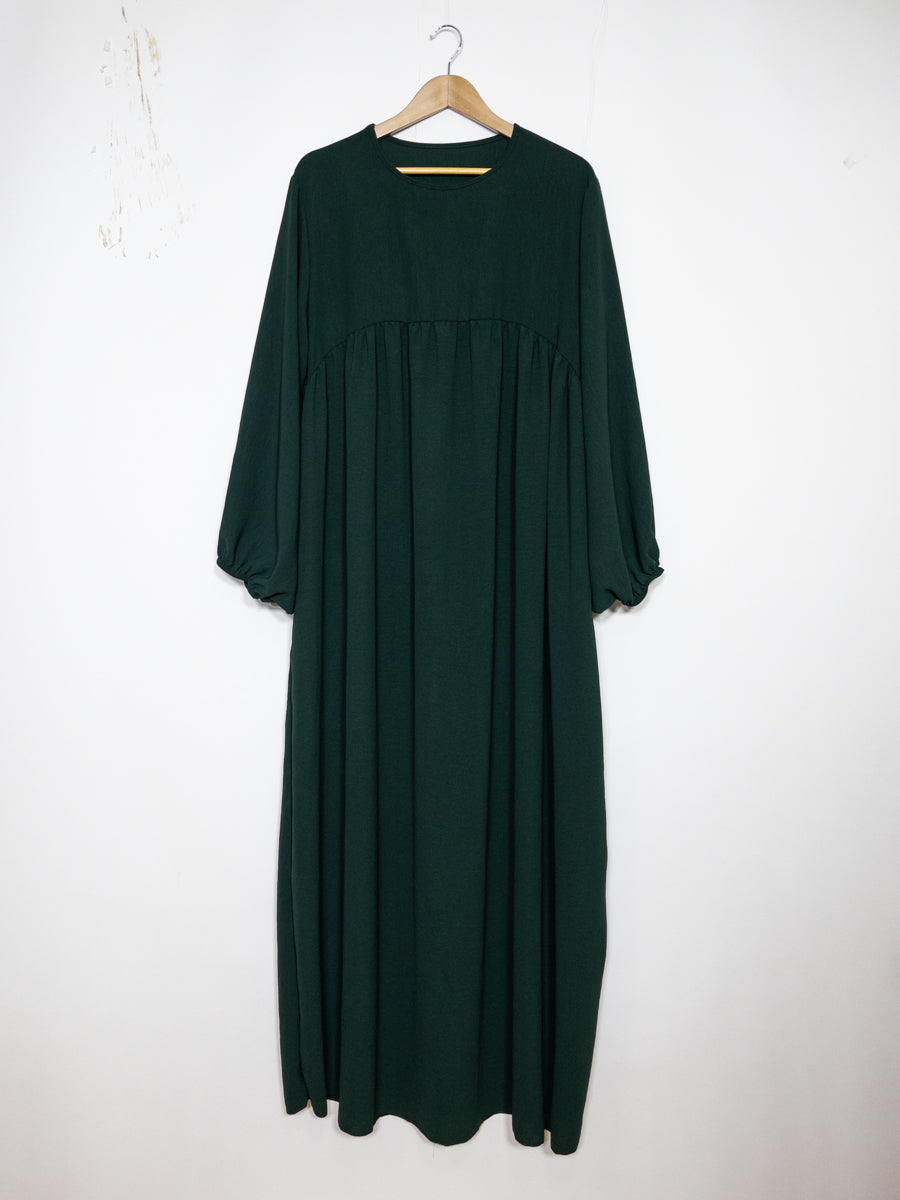 Abaya à manches ballon modèle Ro2379jazz -   Elégante, fluide et confortable
