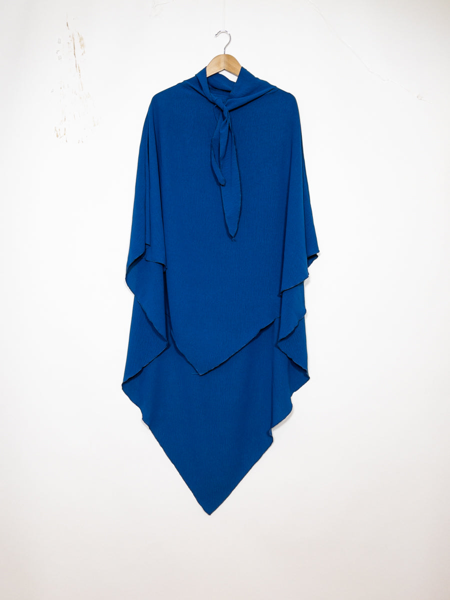 Khimar long en jazz ref: Ca2301jazz - Khimar long et ample en tissu jazz léger et fluide