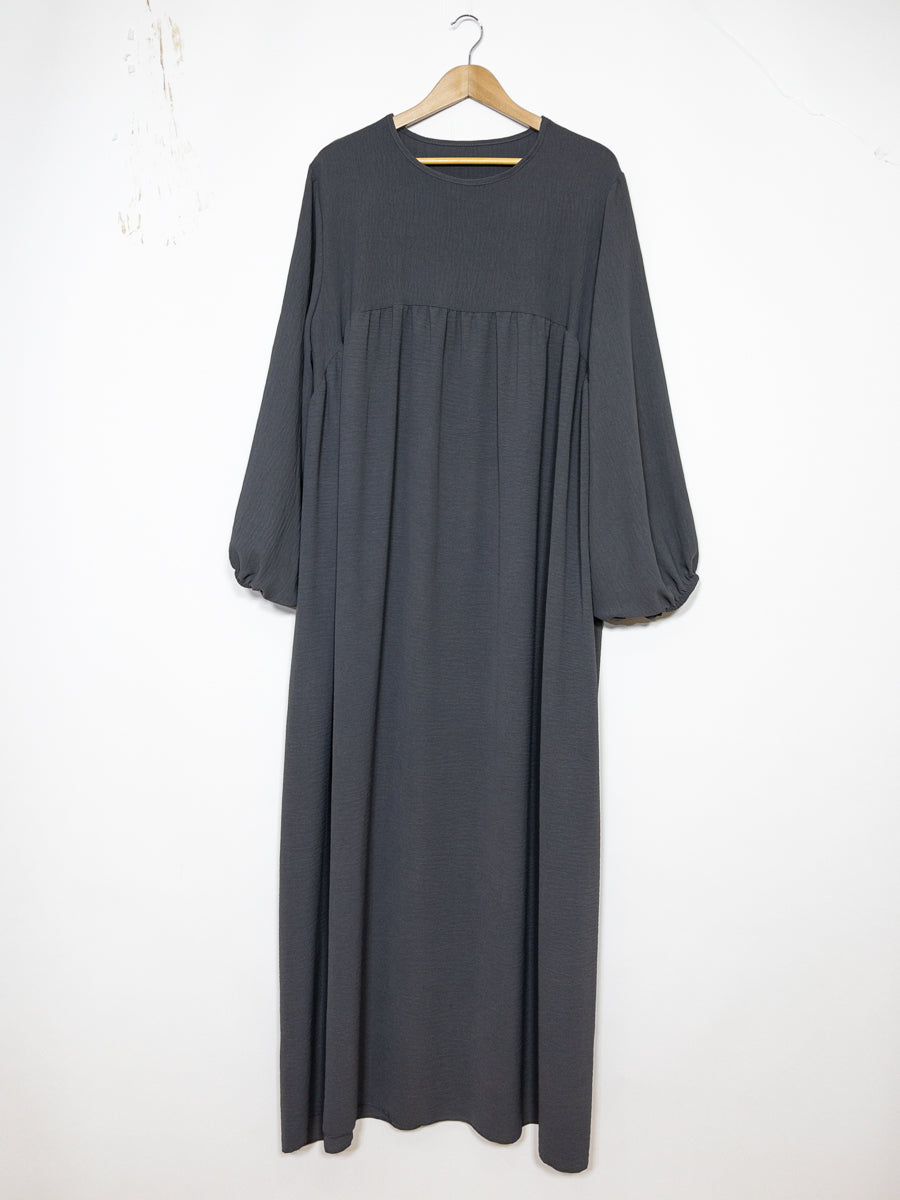 Abaya à manches ballon modèle Ro2379jazz -   Elégante, fluide et confortable