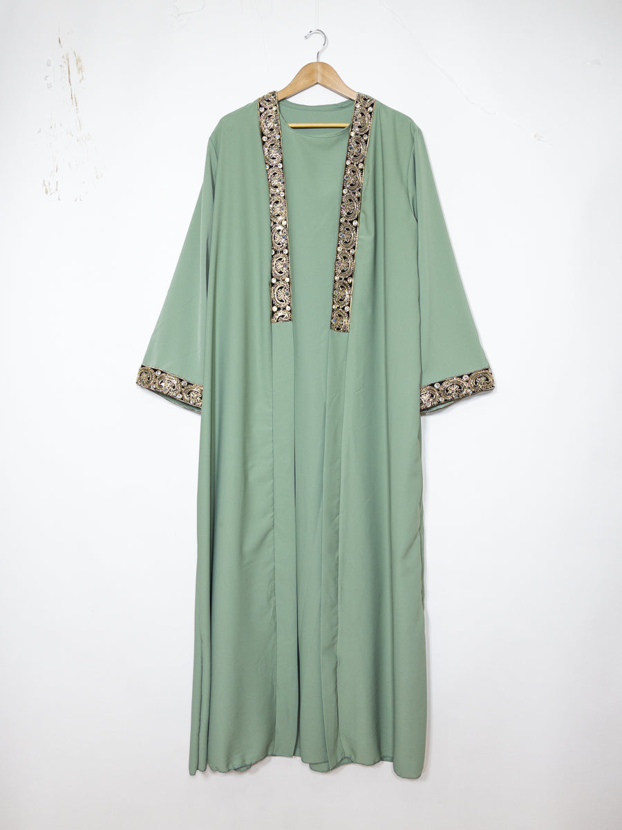 Kimono en soie de Médine pour femme ref:En2357-2pk