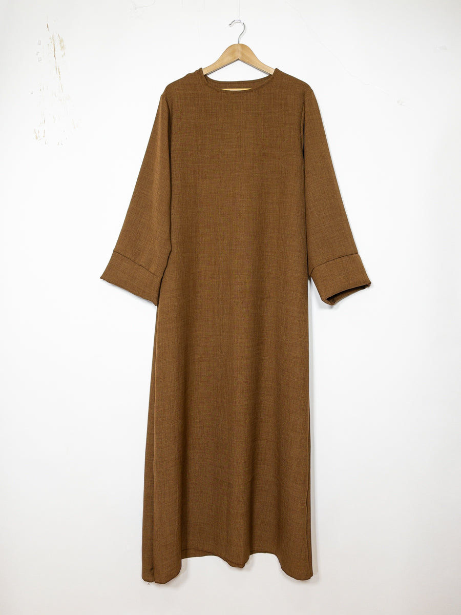 Abaya Longue Large Feminine Ref Ro2352lin en Tissu Légère