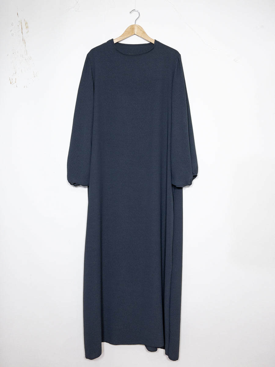 Robe abaya réf RoL2370jazz - Abaya longue en tissu jazz taille longue pour femme 185cm design fluide avec manches ballon