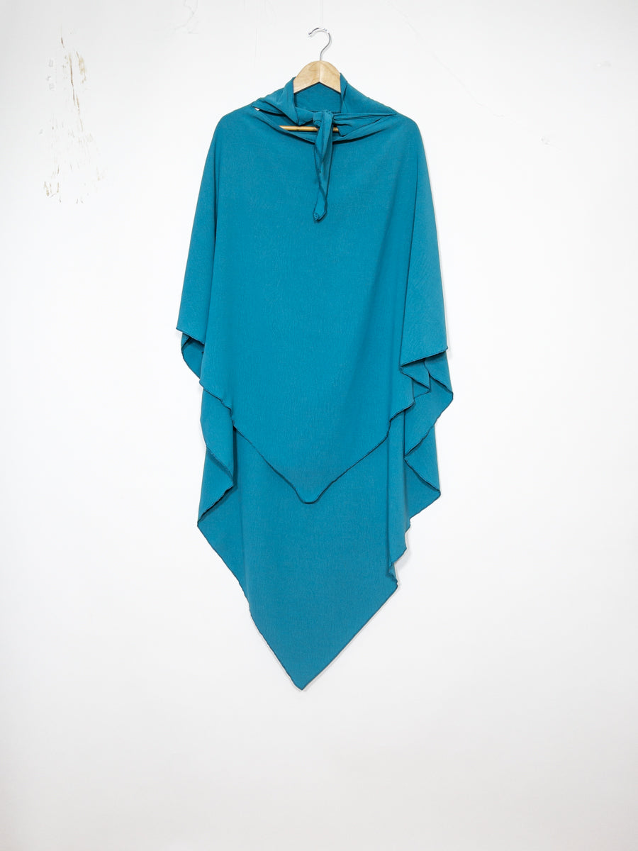Khimar long en jazz ref: Ca2301jazz - Khimar long et ample en tissu jazz léger et fluide