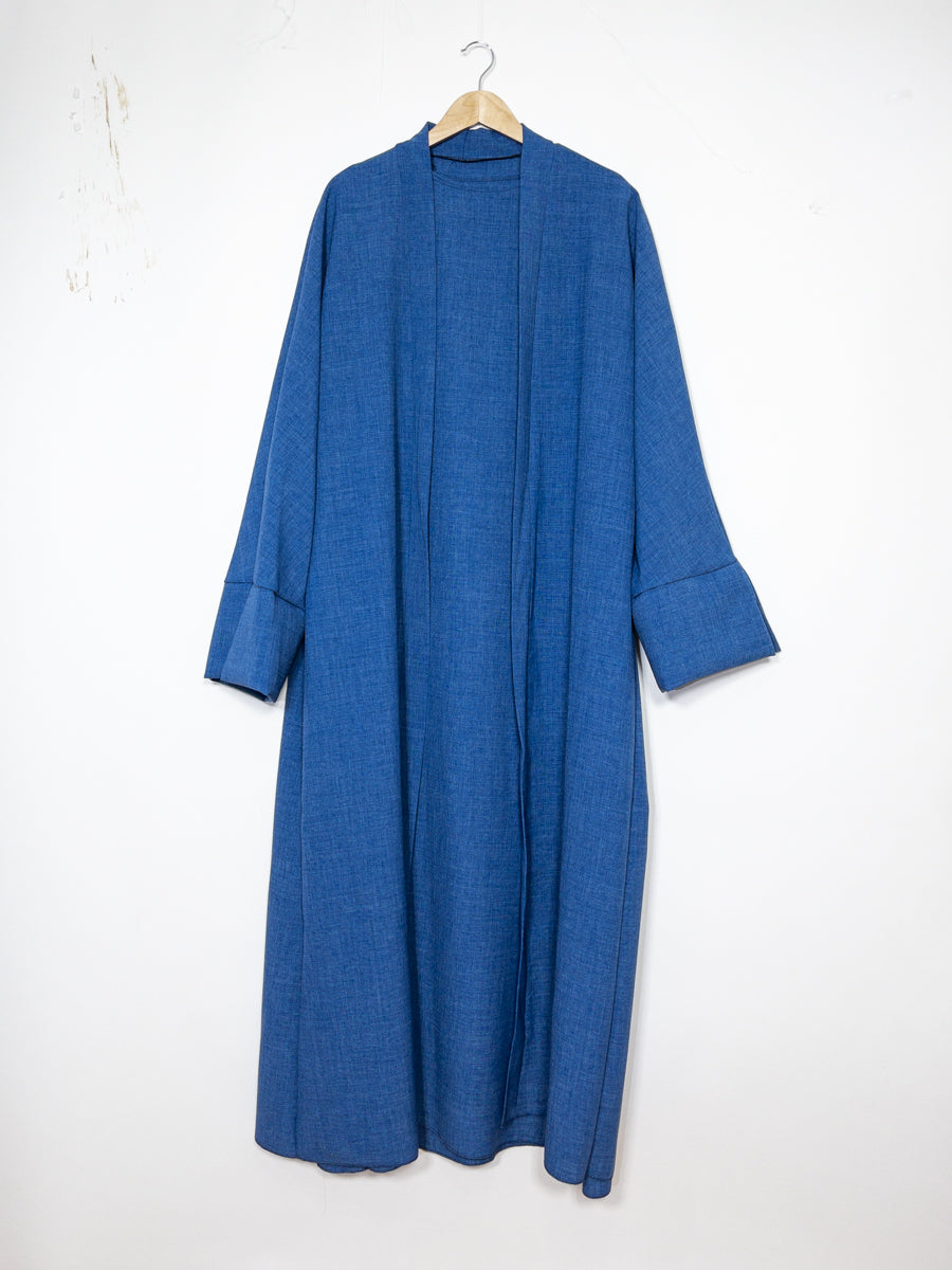 Abaya style kimono avec débardeur deux pièces Ro2380LIN - modèle style LIN confortable et chic
